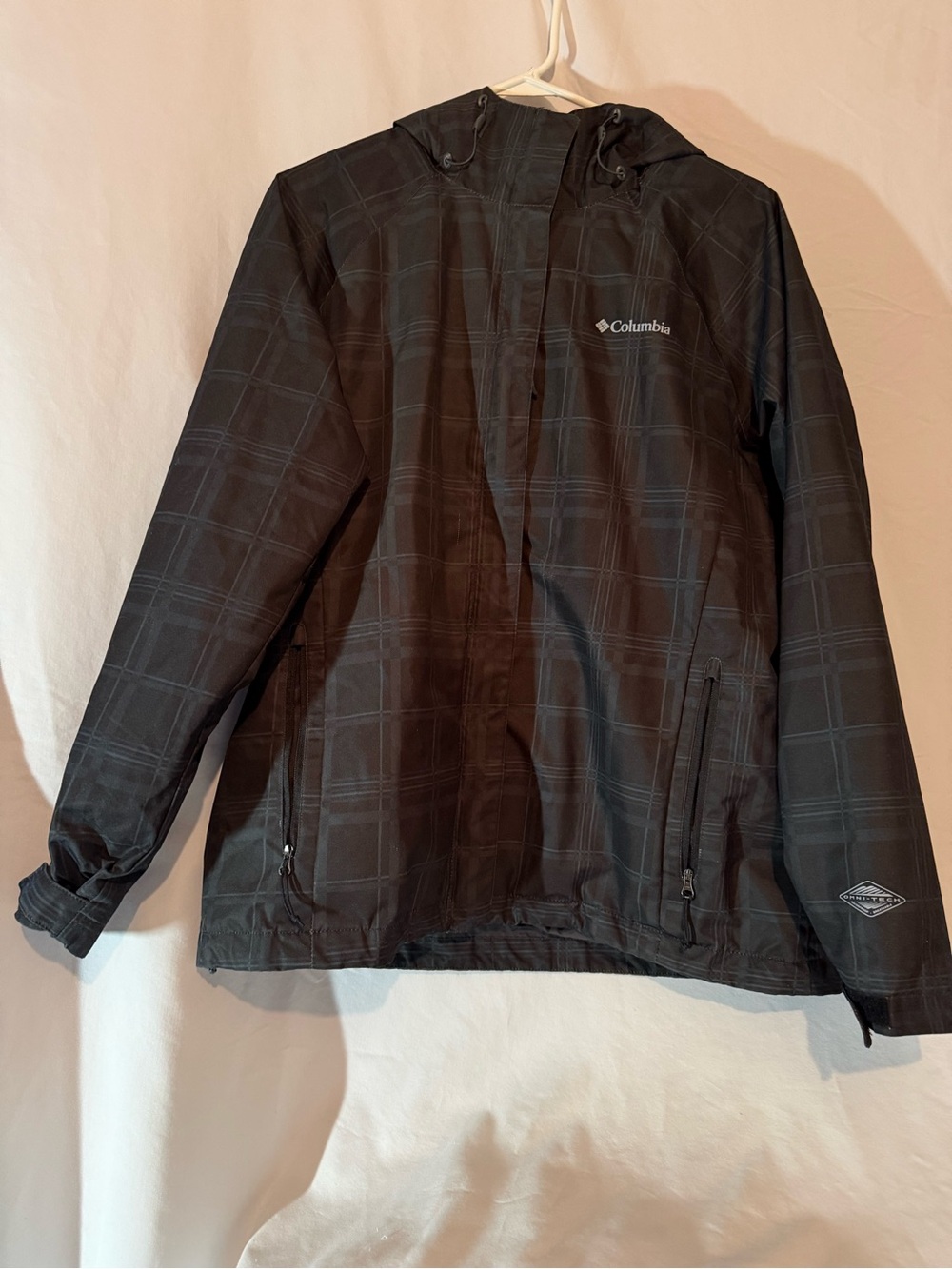 Columbia Sportswear Omni-Tech Waterproof/Breathable Hooded Jacket – Size Large